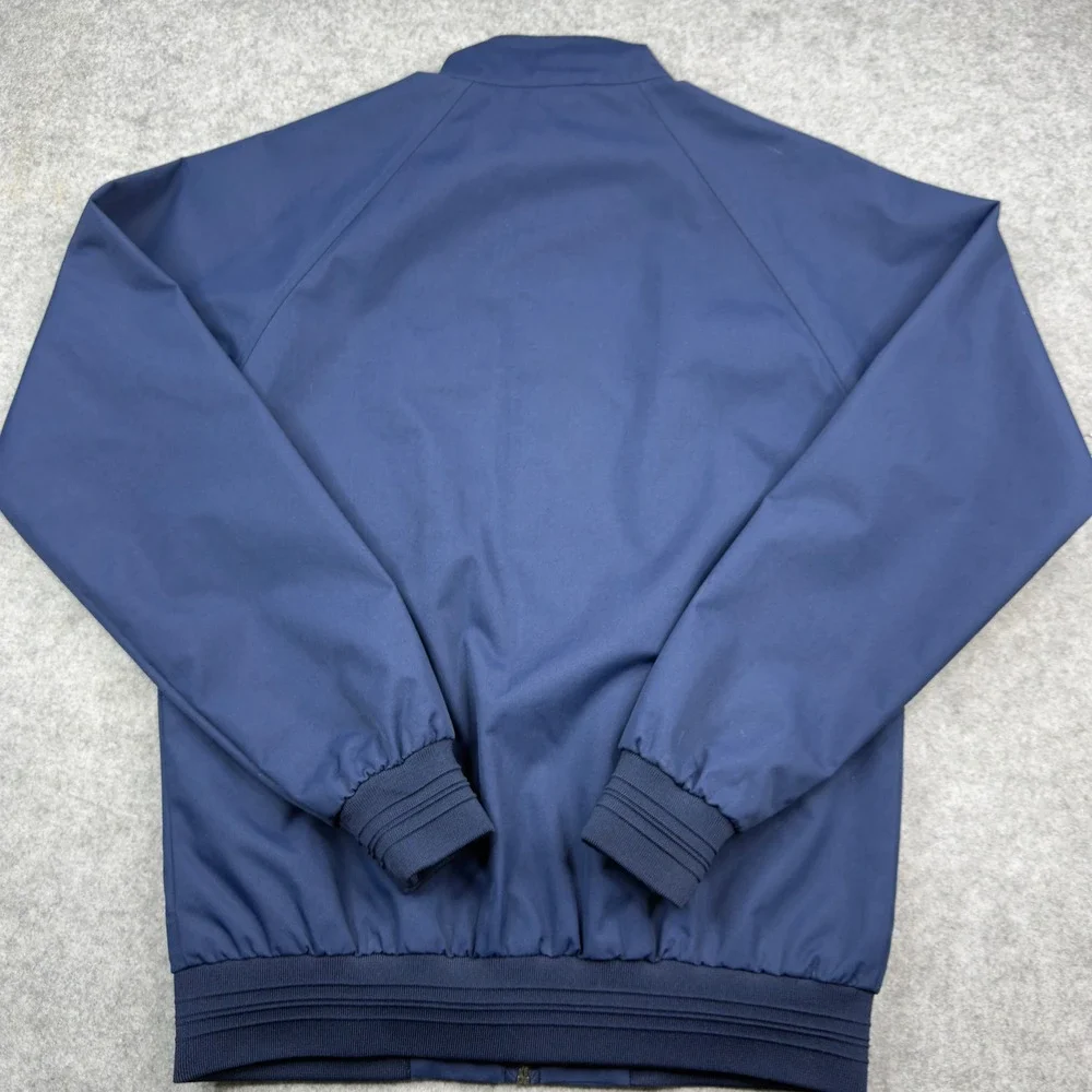 Burton Menswear London Harrington Jacket Navy Blue Bomber Small - Picture 6 of 9
